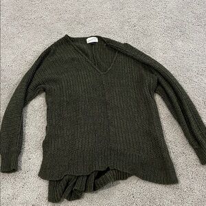 Universal Thread V-Neck Sweater - Olive